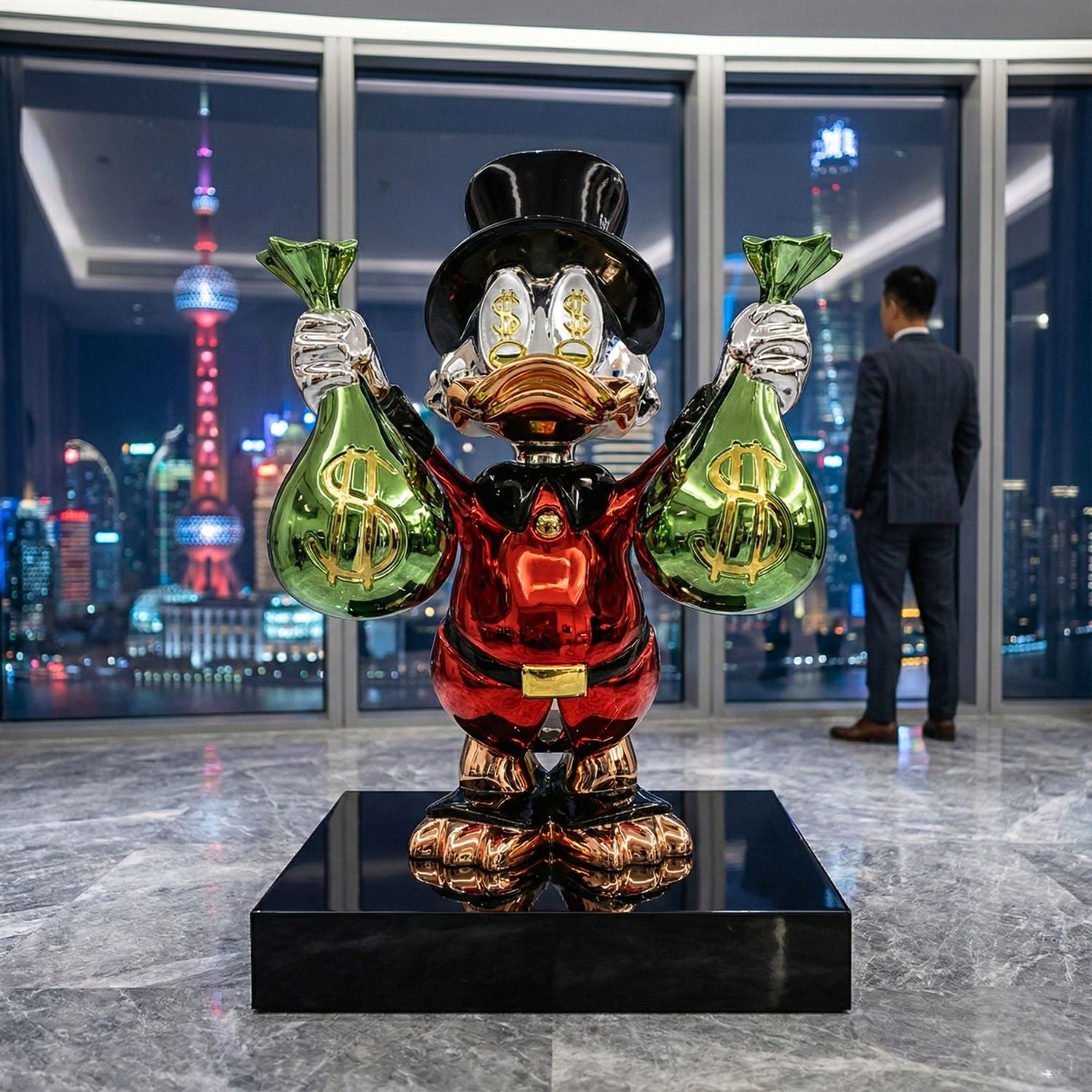 Billionaire Duck (Money Bags) - Giant