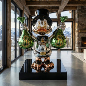 Billionaire Duck (Money Bags) Lifesize 150 cm™ - Atelier Home™