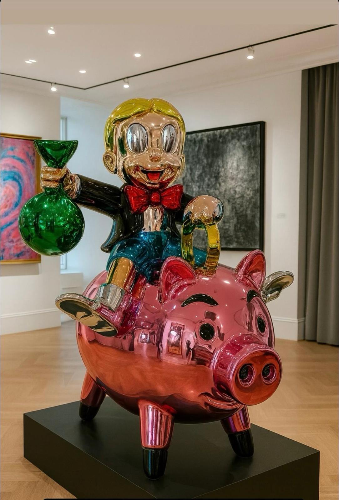 The Billionaire Monopoly Money Pig 180cm - Atelier Home™