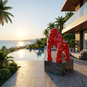 Popart Geometric Gorilla