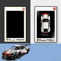 Porsche Lego Supercar Led Wall Art - Atelier Home™