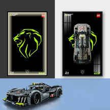 Peugeot Lego Supercar Led Wall Art - Atelier Home™