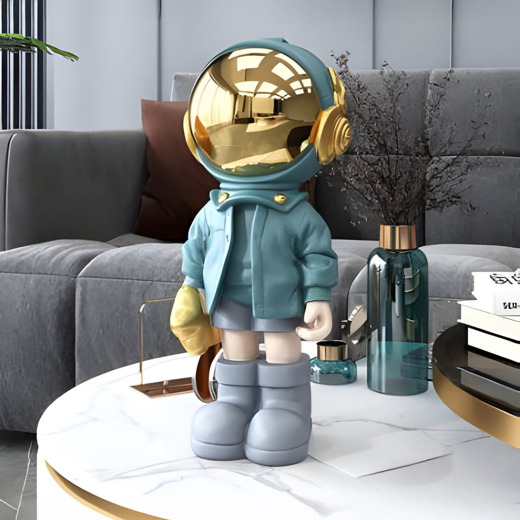 Small Galactic Blue Astronaut Beats Figure - 36cm - Atelier Home™
