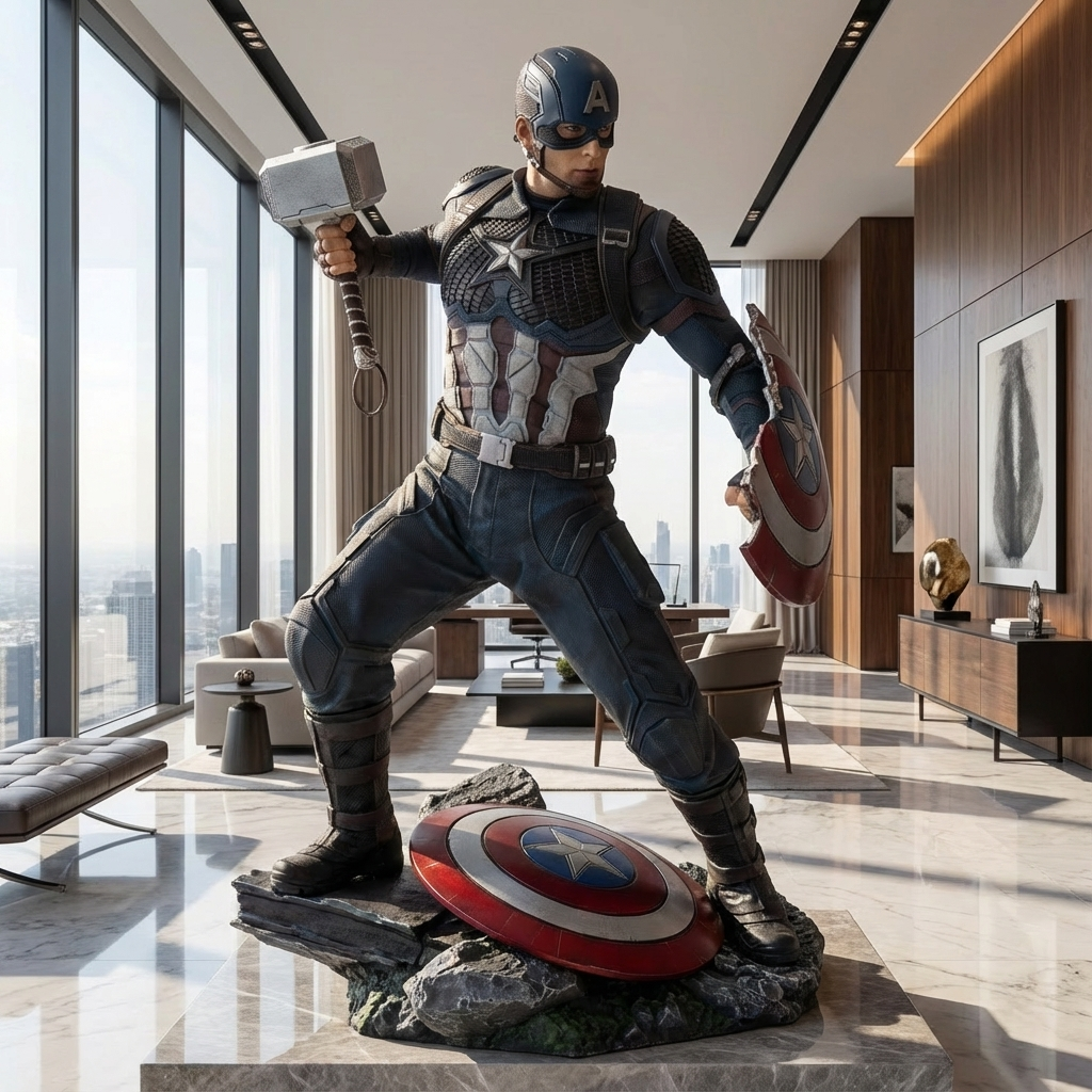 Captain America: The Worthy Avenger – 60cm™ - Atelier Home™