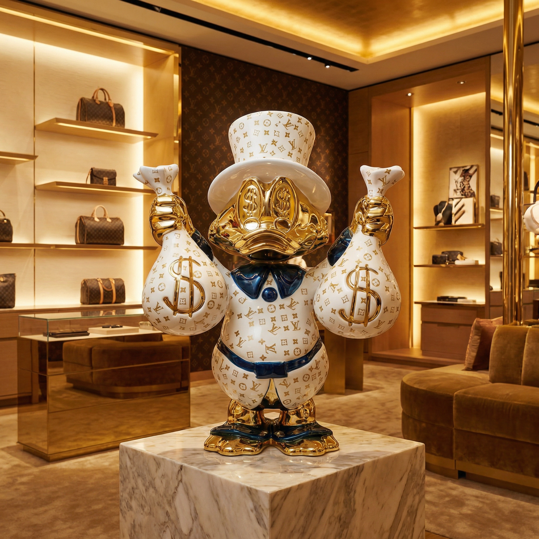 Billionaire Duck (Money Bags)™ - Atelier Home™