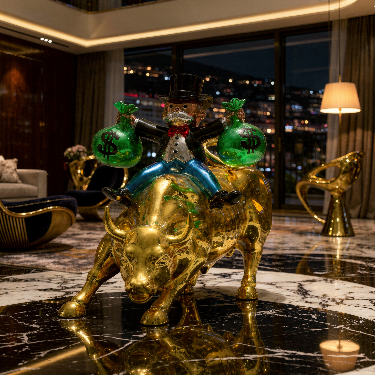 The Bull Run President™  Lifesize 150cm/4.92ft.