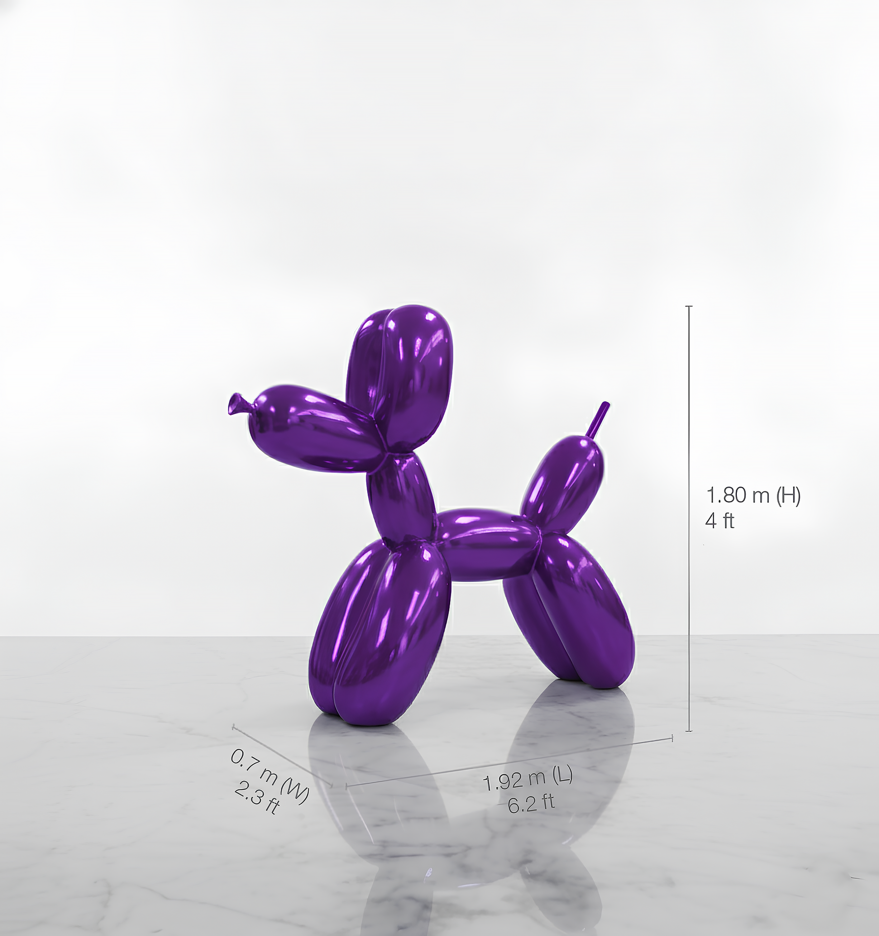 Balloon Dog "Plum"